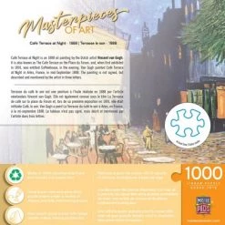 MasterPieces 1000 Piece Jigsaw Puzzle For Adults, Family, Or Kids - Café Terrace at Night - 19.25"x26.75" -Puzzles Sales 2022 unnamed file 4547