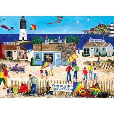 MasterPieces 1000 Piece Jigsaw Puzzle For Adults, Family, Or Kids - Kite Flight - 19.25"x26.75" 2 MasterPieces 1000 Piece Jigsaw Puzzle For Adults, Family, Or Kids - Kite Flight - 19.25"x26.75" - Image 2