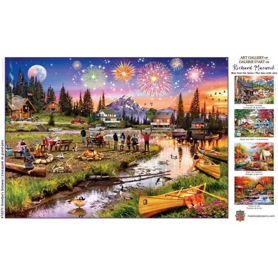 MasterPieces 1000 Piece Jigsaw Puzzle for Adults, Family, Or Kids - Fireworks on the Mountain - 19.25"x26.75" 4 MasterPieces 1000 Piece Jigsaw Puzzle for Adults, Family, Or Kids - Fireworks on the Mountain - 19.25"x26.75" - Image 4