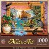 MasterPieces 1000 Piece Jigsaw Puzzle For Adults, Family, Or Kids - Noah's Ark Comes Alive - 19.25"x26.75"