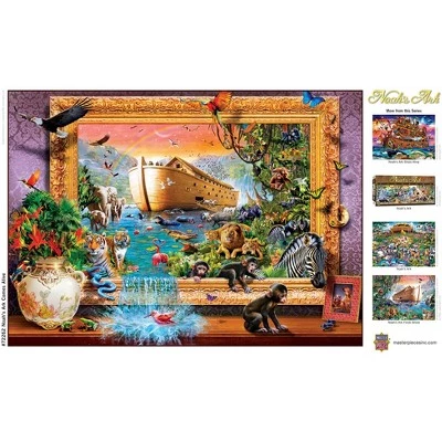 MasterPieces 1000 Piece Jigsaw Puzzle For Adults, Family, Or Kids - Noah's Ark Comes Alive - 19.25"x26.75" 4 MasterPieces 1000 Piece Jigsaw Puzzle For Adults, Family, Or Kids - Noah's Ark Comes Alive - 19.25"x26.75" - Image 4