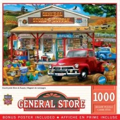MasterPieces 1000 Piece Jigsaw Puzzle For Adults, Family, Or Kids - Countryside Store & Supply - 19.25"x26.75"