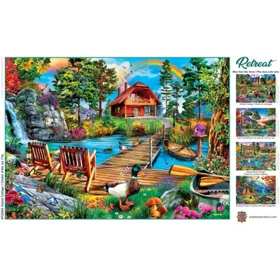 MasterPieces 1000 Piece Jigsaw Puzzle for Adults, Family, Or Kids - Island Cottage - 19.25"x26.75" 4 MasterPieces 1000 Piece Jigsaw Puzzle for Adults, Family, Or Kids - Island Cottage - 19.25"x26.75" - Image 4