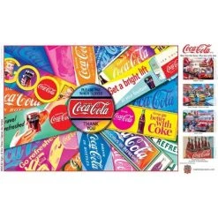 MasterPieces 1000 Piece Jigsaw Puzzle For Adults, Family, Or Kids - Coca-Cola Signs Of The Times - 19.25"x26.75" -Puzzles Sales 2022 unnamed file 4672