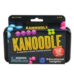 Educational Insights Kanoodle 3-D Brain Teaser Puzzle Game, Set of 12, Ages 7+