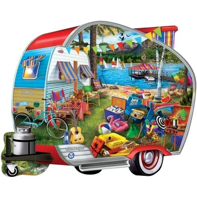 MasterPieces 1000 Piece Jigsaw Puzzle For Adults, Family, Or Kids - Happy Campers - 25.55"x 20.42" 2 MasterPieces 1000 Piece Jigsaw Puzzle For Adults, Family, Or Kids - Happy Campers - 25.55"x 20.42" - Image 2