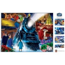 MasterPieces 550 Piece Glitter Christmas Jigsaw Puzzle - Polar Express Ride 550 - 18"x24" -Puzzles Sales 2022 unnamed file 4706
