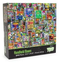 Toynk Handheld Haven Retro Games 1000-Piece Jigsaw Puzzle