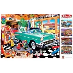 MasterPieces 750 Piece Jigsaw Puzzle For Adults, Family, Or Kids - Beach Side Chrome - 18"x24" -Puzzles Sales 2022 unnamed file 4716