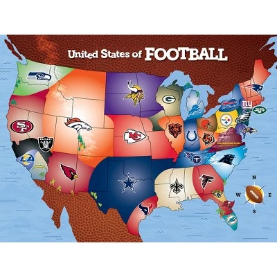 MasterPieces Sports Puzzle - All Teams 500 Piece Jigsaw Puzzle for Adults - NFL League Map Puzzle - 24" x 18" 3 MasterPieces Sports Puzzle - All Teams 500 Piece Jigsaw Puzzle for Adults - NFL League Map Puzzle - 24" x 18" - Image 3