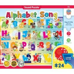 MasterPieces 24 Piece Sing-A-Long Sound Jigsaw Puzzle For Kids - Alphabet - 18"x24"