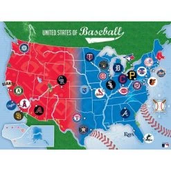 MasterPieces Sports Puzzle - All Teams 500 Piece Jigsaw Puzzle for Adults - MLB League Map Puzzle - 21x15" -Puzzles Sales 2022 unnamed file 4741