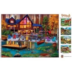 MasterPieces 750 Piece Jigsaw Puzzle For Adults, Family, Or Kids - Cabin in The Cove - 18"x24" -Puzzles Sales 2022 unnamed file 4745