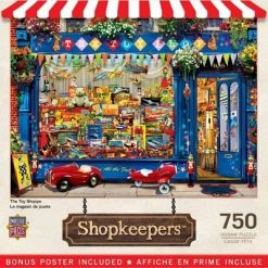 MasterPieces 750 Piece Jigsaw Puzzle For Adults, Family, Or Kids - The Toy Shoppe - 18"x24"