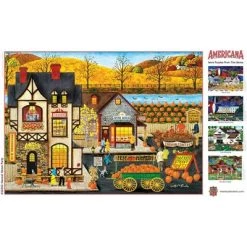 MasterPieces 500 Piece EZ Grip Jigsaw Puzzle For Adults, Family, Or Kids - Harvest Street Party - 19.25"x26.75" -Puzzles Sales 2022 unnamed file 4765