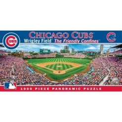 MasterPieces 1000 Piece Sports Jigsaw Puzzle - MLB Chicago Cubs Center View Panoramic - 13"x39"