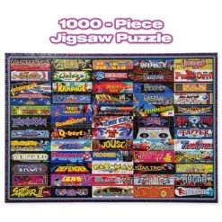Toynk Arcadeageddon! Retro Arcade Game Collage 1000-Piece Jigsaw Puzzle