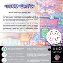MasterPieces 550 Piece Jigsaw Puzzle For Adults, Family, Or Kids - Fast Food Craving - 18"x24" -Puzzles Sales 2022 unnamed file 4803