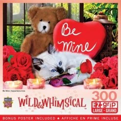 MasterPieces 300 Piece EZ Grip Jigsaw Puzzle - Be Mine - 18"x24"
