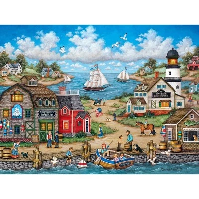 MasterPieces 550 Piece Jigsaw Puzzle For Adults, Family, Or Kids - Dockside Activities - 18"x24" 2 MasterPieces 550 Piece Jigsaw Puzzle For Adults, Family, Or Kids - Dockside Activities - 18"x24" - Image 2