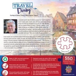 MasterPieces 550 Piece Jigsaw Puzzle For Adults, Family, Or Kids - Cycling at Colmar France - 18"x24" -Puzzles Sales 2022 unnamed file 4833