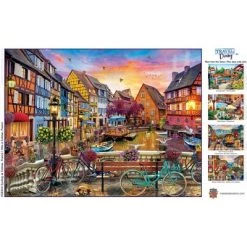 MasterPieces 550 Piece Jigsaw Puzzle For Adults, Family, Or Kids - Cycling at Colmar France - 18"x24" -Puzzles Sales 2022 unnamed file 4834