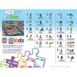 MasterPieces 100 Piece Family Jigsaw Puzzle for Kids - 101 Things to Spot In Town - 14"x19" 7 MasterPieces 100 Piece Family Jigsaw Puzzle for Kids - 101 Things to Spot In Town - 14"x19" -Puzzles Sales 2022 unnamed file 4862