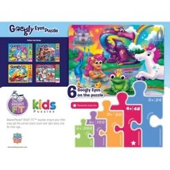 MasterPieces Funny Puzzle - Googly Eyes 48 Piece Jigsaw Puzzle for Kids - Fantasy Friends - 19"x14" -Puzzles Sales 2022 unnamed file 4871