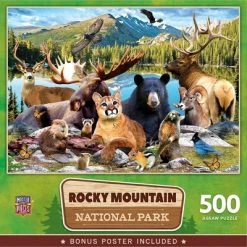 MasterPieces 500 Pieces Jigsaw Puzzle For Adults, Family, Or Kids - Rocky Mountain National Park - 15"x21"