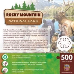 MasterPieces 500 Pieces Jigsaw Puzzle For Adults, Family, Or Kids - Rocky Mountain National Park - 15"x21" -Puzzles Sales 2022 unnamed file 4885