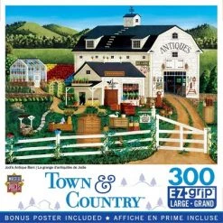 MasterPieces 300 Piece EZ Grip Jigsaw Puzzle - Jodi’s Antique Barn - 18"x24"