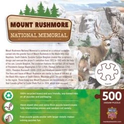MasterPieces 500 Pieces Jigsaw Puzzle For Adults, Family, Or Kids - Mount Rushmore National Memorial - 15"x21" -Puzzles Sales 2022 unnamed file 4899