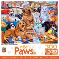 MasterPieces 300 Piece EZ Grip Jigsaw Puzzle - Baking Cookoff - 18"x24"