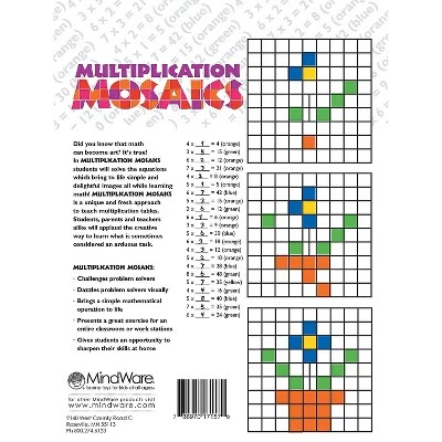 MindWare Multiplication Mosaics - Brainteasers - 30 Puzzles 3 MindWare Multiplication Mosaics - Brainteasers - 30 Puzzles - Image 3