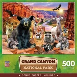 MasterPieces 500 Pieces Jigsaw Puzzle For Adults, Family, Or Kids - Grand Canyon National Park - 15"x21"