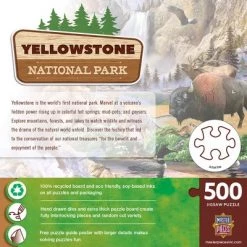 MasterPieces 500 Pieces Jigsaw Puzzle For Adults, Family, Or Kids - Yellowstone National Park - 15"x21" -Puzzles Sales 2022 unnamed file 4920