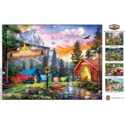 MasterPieces 300 Piece EZ Grip Jigsaw Puzzle - Pine Valley Camp - 18"x24" -Puzzles Sales 2022 unnamed file 4936