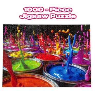 Toynk Paint Splash 1000 Piece Jigsaw Puzzle 1 Toynk Paint Splash 1000 Piece Jigsaw Puzzle