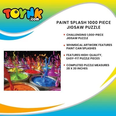 Toynk Paint Splash 1000 Piece Jigsaw Puzzle 5 Toynk Paint Splash 1000 Piece Jigsaw Puzzle - Image 5