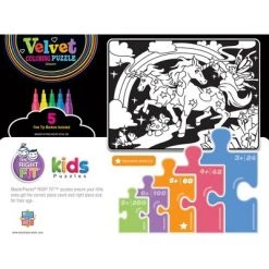 MasterPieces 60 Piece Jigsaw Puzzle for Kids - Unicorn Velvet Coloring - 14"x19" -Puzzles Sales 2022 unnamed file 4965