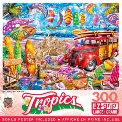 MasterPieces 300 Piece EZ Grip Jigsaw Puzzle - Surf's Up - 18"x24"
