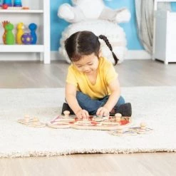 Melissa & Doug Melissa & Doug Farm Animals Jumbo Knob Wooden Puzzle (8pc)