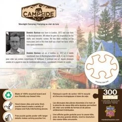 MasterPieces 300 Piece EZ Grip Jigsaw Puzzle - Moonlight Camping - 18"x24" -Puzzles Sales 2022 unnamed file 5000