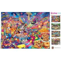 MasterPieces 550 Piece Jigsaw Puzzle For Adults, Family, Or Kids - Greetings From The State Fairgrounds - 18"x24" -Puzzles Sales 2022 unnamed file 5011
