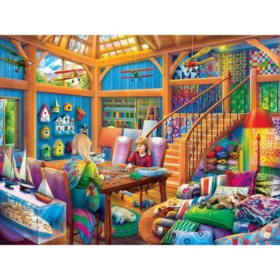MasterPieces 550 Piece Jigsaw Puzzle For Adults, Family, Or Kids - Hobby Time - 18"x24" 2 MasterPieces 550 Piece Jigsaw Puzzle For Adults, Family, Or Kids - Hobby Time - 18"x24" - Image 2