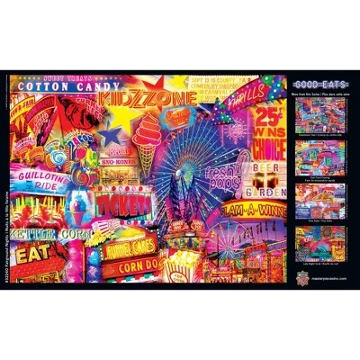 MasterPieces 550 Piece Jigsaw Puzzle For Adults, Family, Or Kids - Fairground Nights - 18"x24" 4 MasterPieces 550 Piece Jigsaw Puzzle For Adults, Family, Or Kids - Fairground Nights - 18"x24" - Image 4