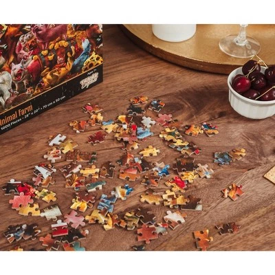 Toynk Animal Farm Barnyard 1000 Piece Jigsaw Puzzle 3 Toynk Animal Farm Barnyard 1000 Piece Jigsaw Puzzle - Image 3
