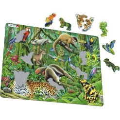 Springbok Larsen South American Rainforest Children's Jigsaw Puzzle - 70pc