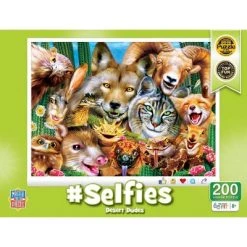 MasterPieces 200 Piece Jigsaw Puzzle for Kids - #Selfies Desert Dudes - 14"x19"
