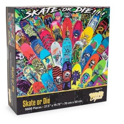 Toynk Skate or Die 1000-Piece Jigsaw Puzzle 1 Toynk Skate or Die 1000-Piece Jigsaw Puzzle